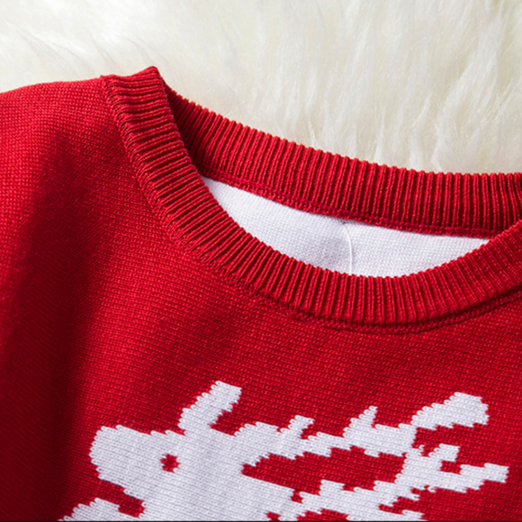 🍒 Winter Beautiful Reindeer Dress - Picture 3 of 10